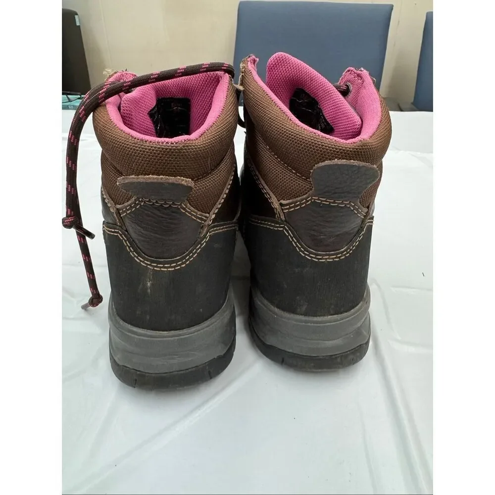 Wolverine Women’s Piper Waterproof Composite Toe Brown Work Boot Size 7